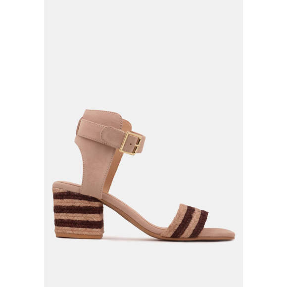 Rayna-Braided-Jute-Strap-And-Suede-Sandal - Picture 1 of 7